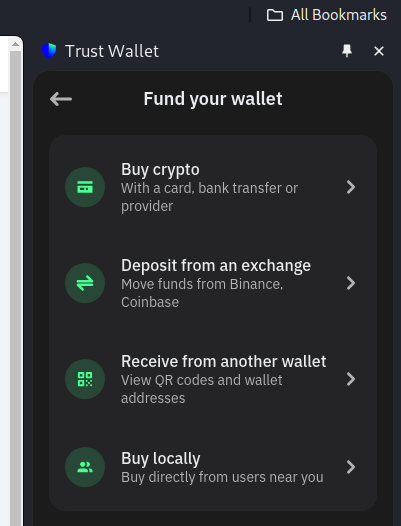 Trust Wallet step 2