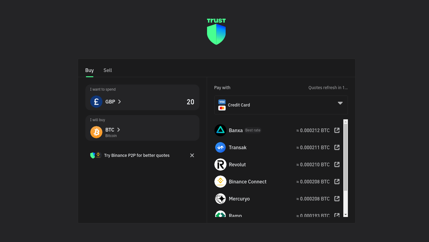 Trust Wallet step 1